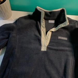 never worn columbia quarter button sweater